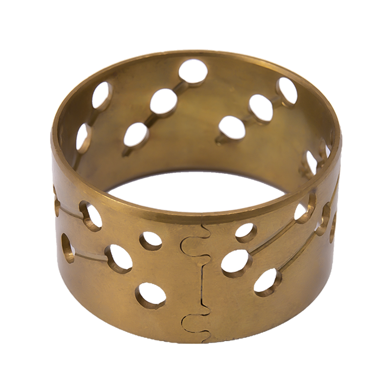 HZ092 Bucșă din cupru monometalic cu canelură de ulei din alamă