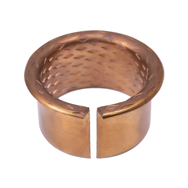 HZ090F Bucșă din bronz cu flanșă cu canelură de ulei în formă de diamant